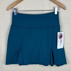 Gottex Skort Tennis Golf Pickleball Skirt Teal NWT